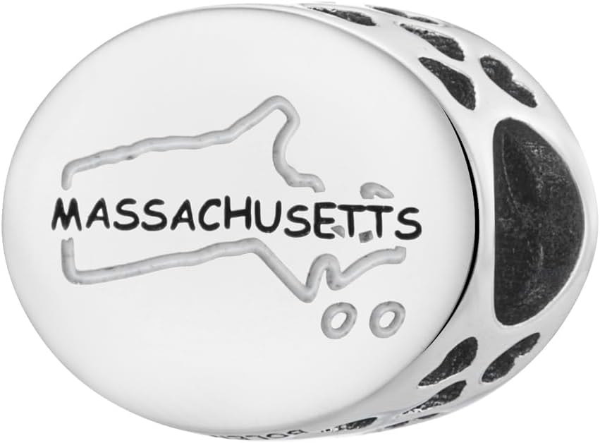 Massachusetts State Bead Charm