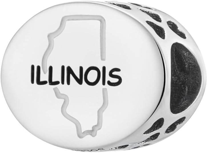 Illinois State Bead Charm