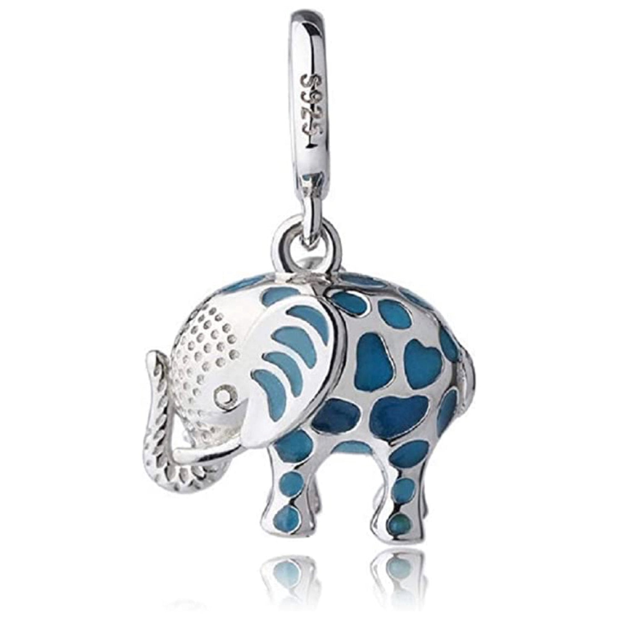 Glowing Elephant Dangle Pendant Charm