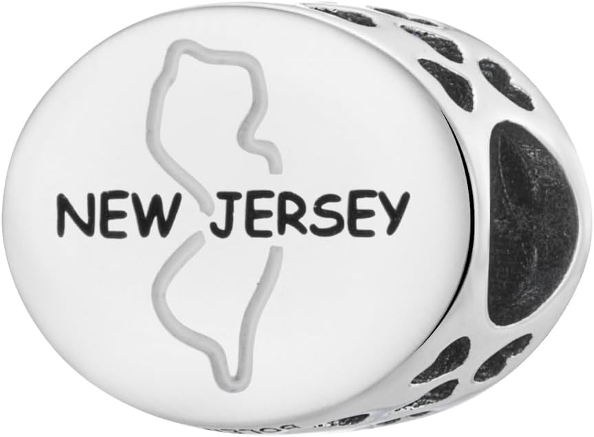 New Jersey State Bead Charm