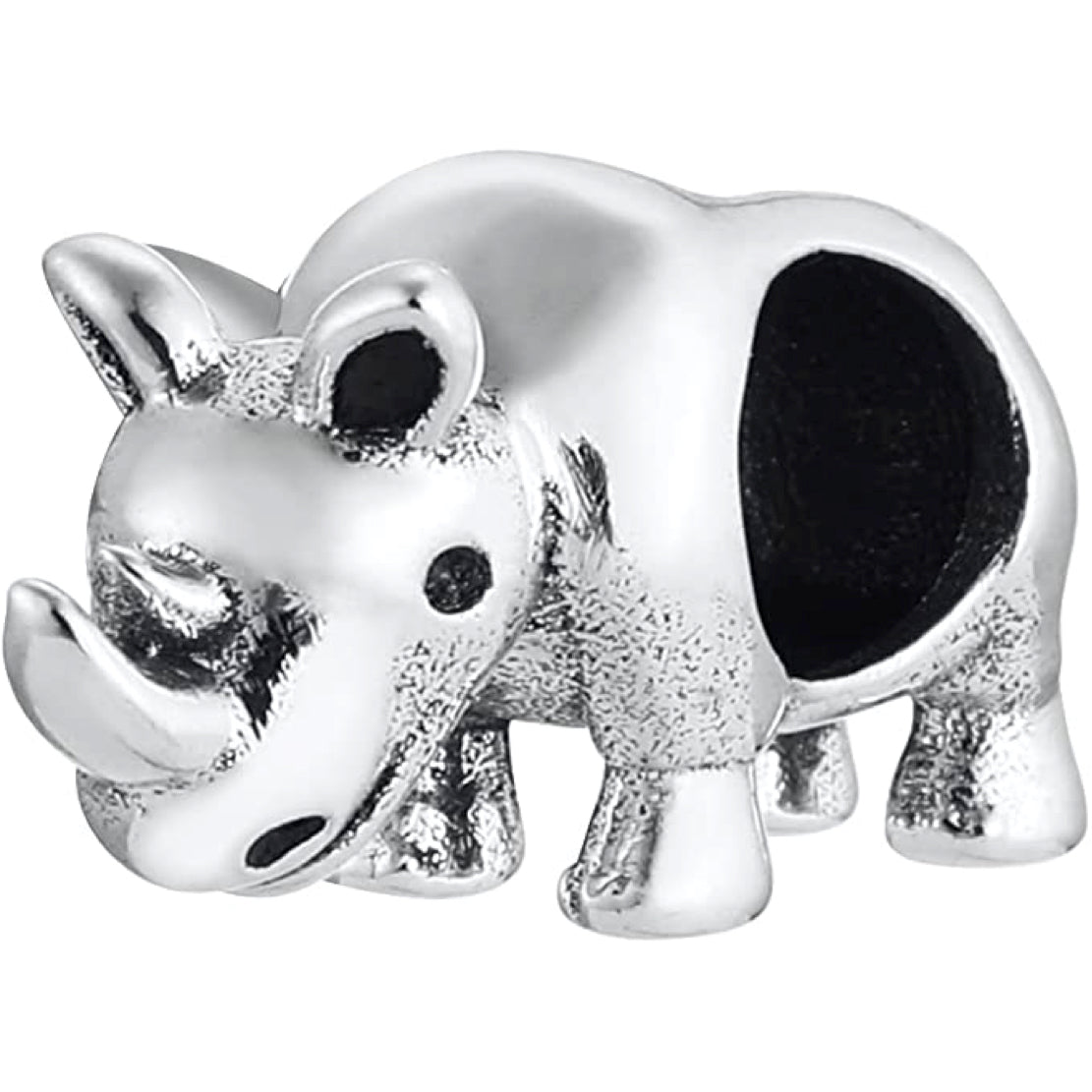 Rhino Rhinoceros Bead Charm