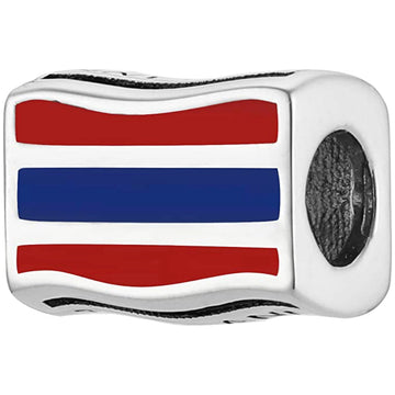Thailand Country Flag Bead Charm