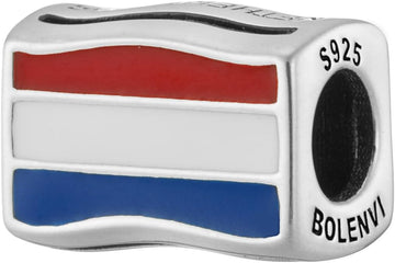 Netherlands Flag Bead Charm