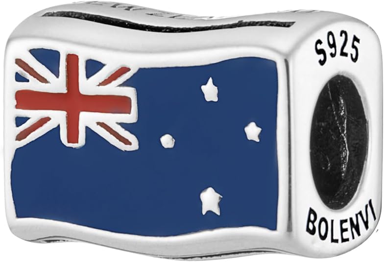New Zealand Flag Bead Charm