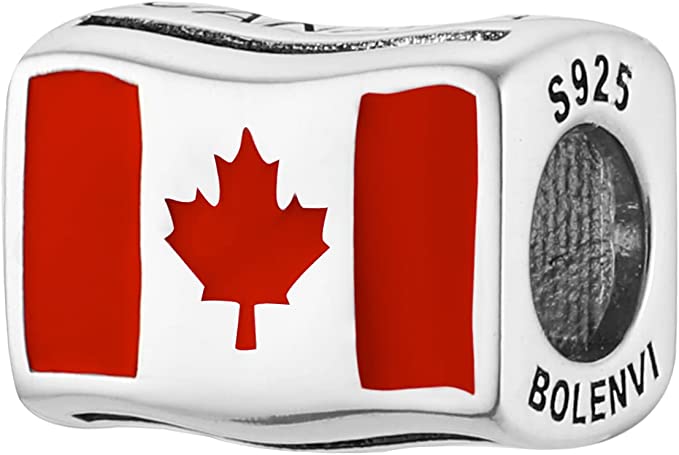 Canada Flag Country Bead Charm