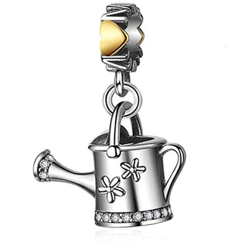 Garden Watering Can Mom Dangle Pendant