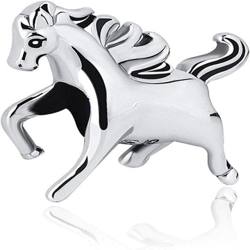 Mustang Horse Bead Charm