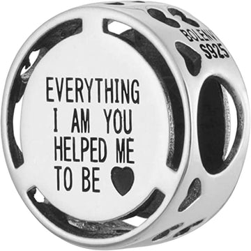 Everything I Am, You Helped Me To Be Bead Charm