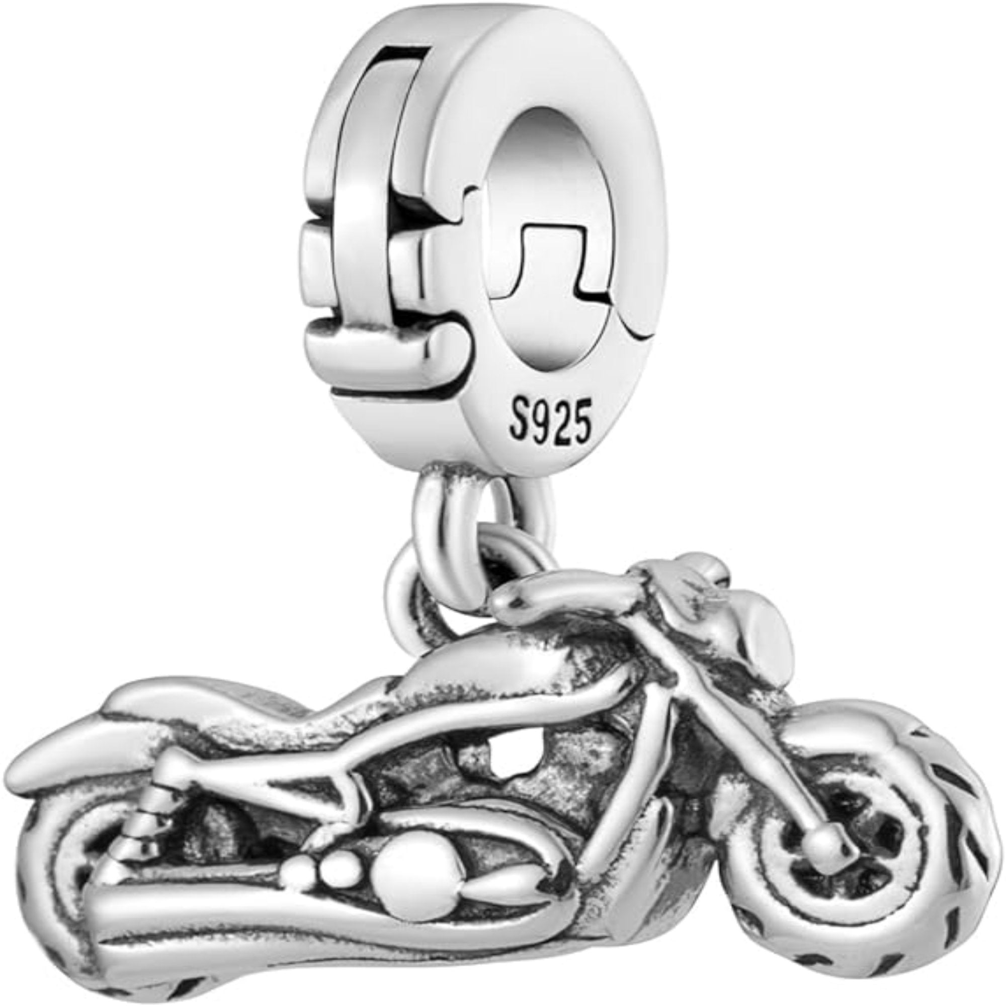 Motorcycle Pendant Bead Charm