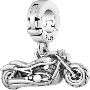 Motorcycle Pendant Bead Charm