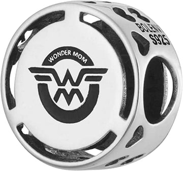 Wonder Mom Woman Bead Charm