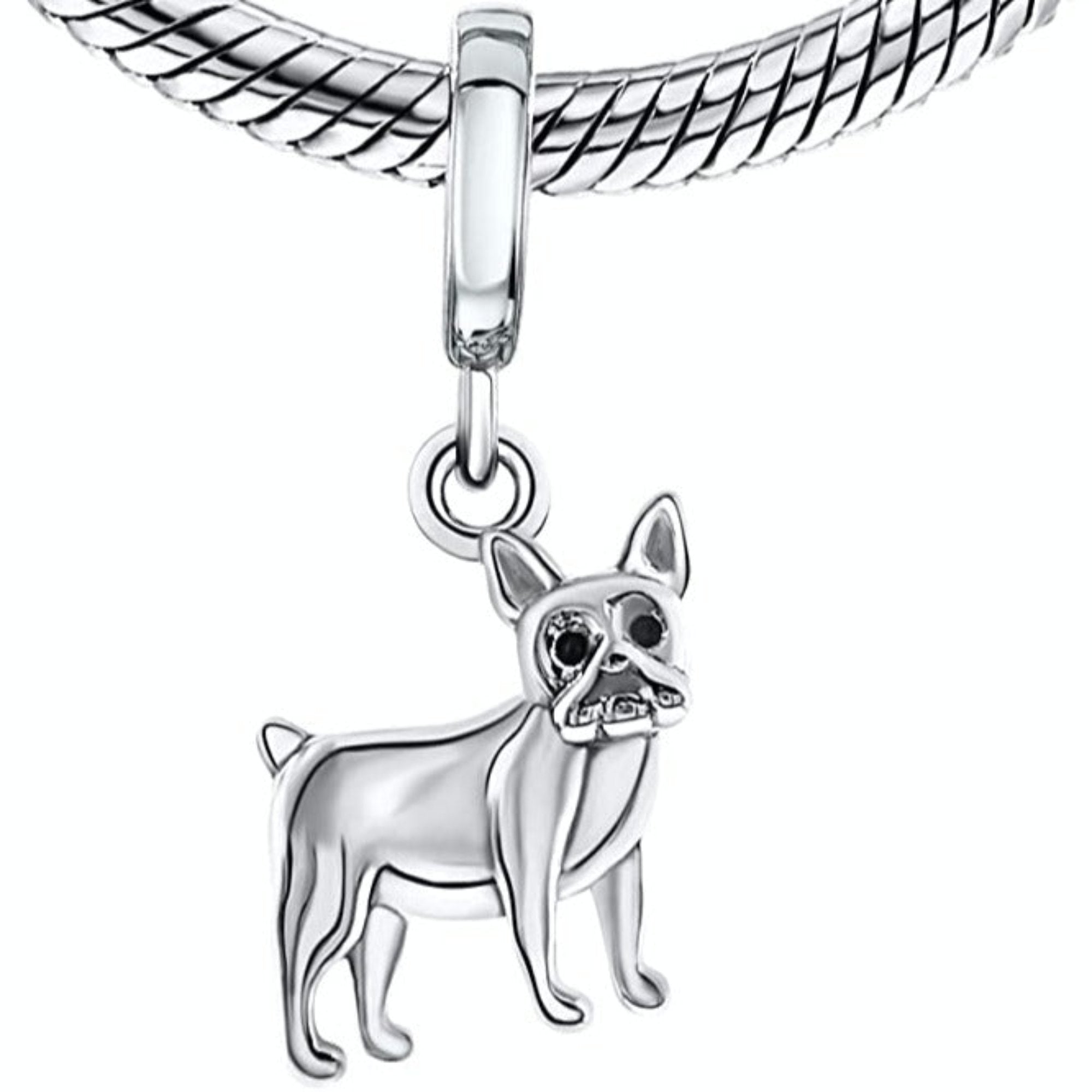 French Bulldog Bull Dog Dangle Pendant Charm