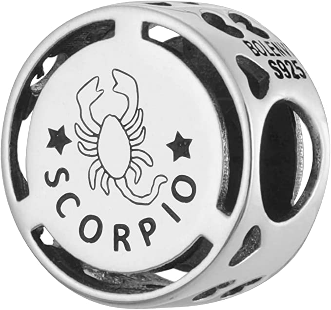 Scorpio Zodiac Sign Bead Charm