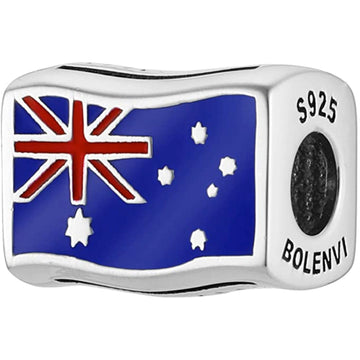 Australia Flag Country Bead Charm