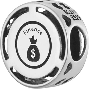 Finance Financial Investor Bank Bead Charm