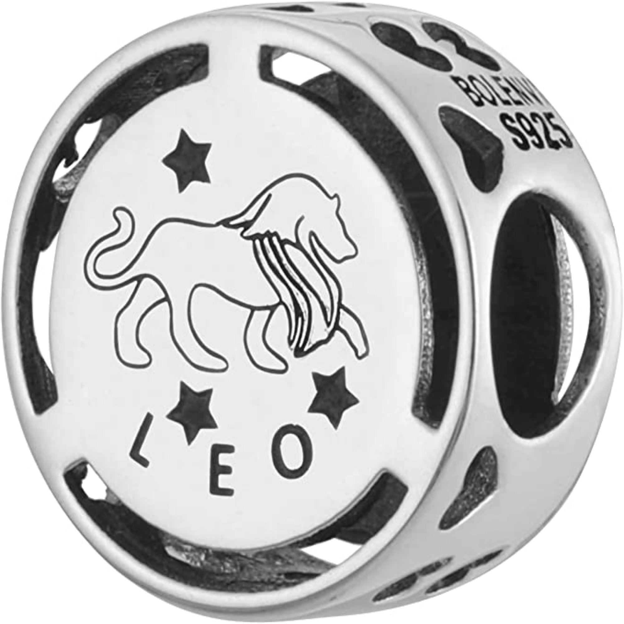 Leo Zodiac Sign Bead Charm