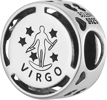 Virgo Zodiac Sign Bead Charm