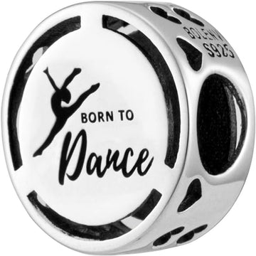 Born To Dance Pendant Bead Charm