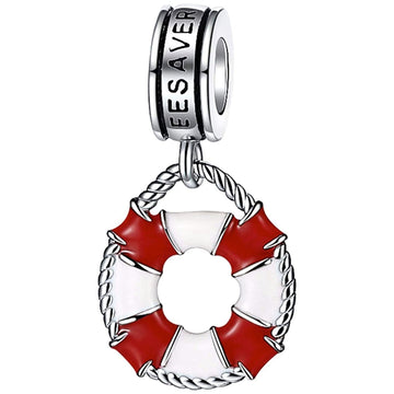 Lifesaver Lifeguard Dangle Pendant