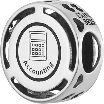 Accounting Accountant Bead Charm