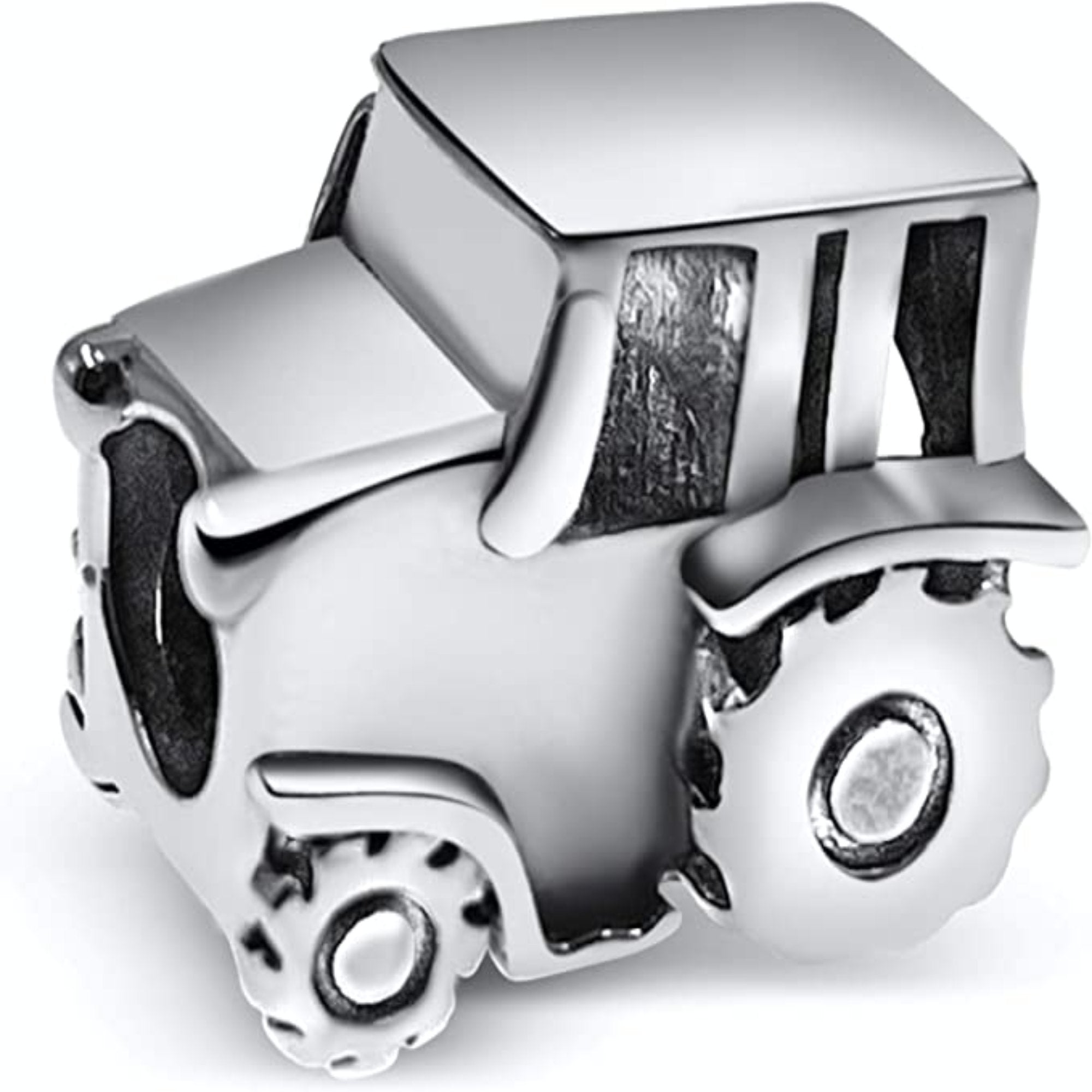 Farm Tractor Bead Charm