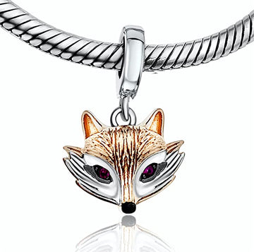 Red Fox Dangle Pendant Charm