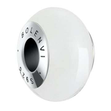 Clear Quartz Real Healing Chakra Stone Bead Charm