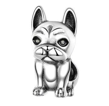 Sitting French Bulldog Dog Bead Charm