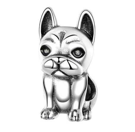 Sitting French Bulldog Dog Bead Charm