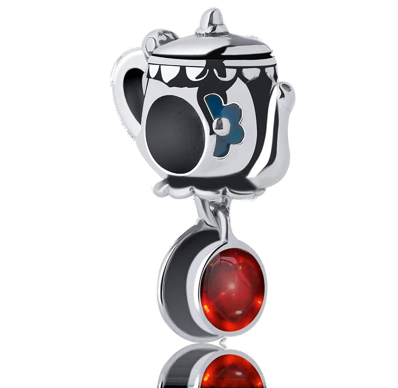 Tea Kettle Tea Pot Set Dangle Pendant Charm