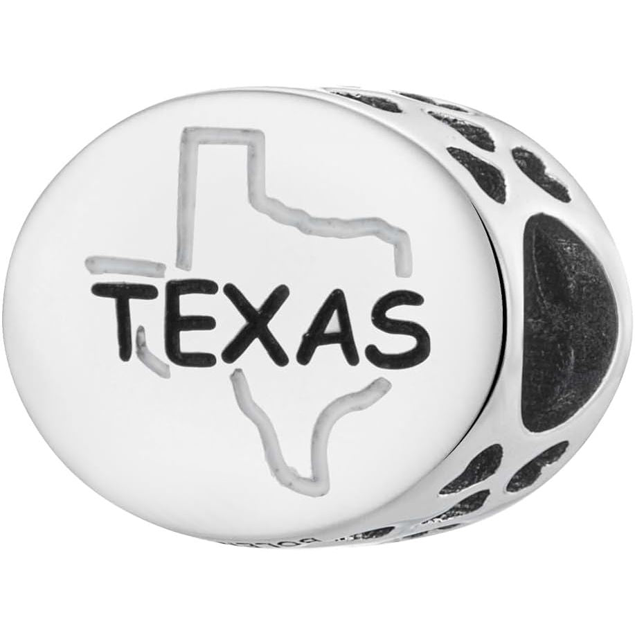Texas Texan Bead Charm